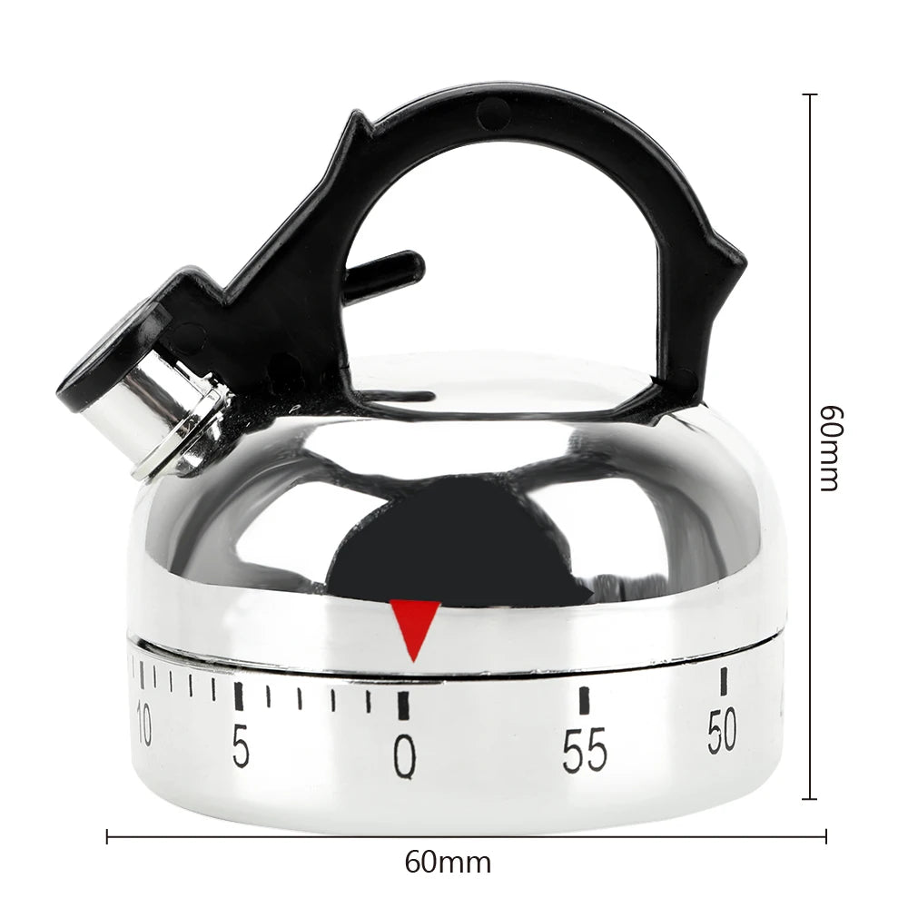 Mechanical Kitchen Timer 60 Minute Countdown Alarm for Cooking, Baking and Meal Prep