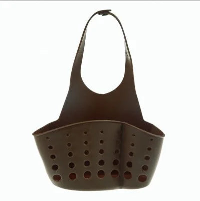 Adjustable Kitchen Sink Hanging Organizer – Faucet Mounted Drain Basket for Sponge, Soap & Cleaning Tools