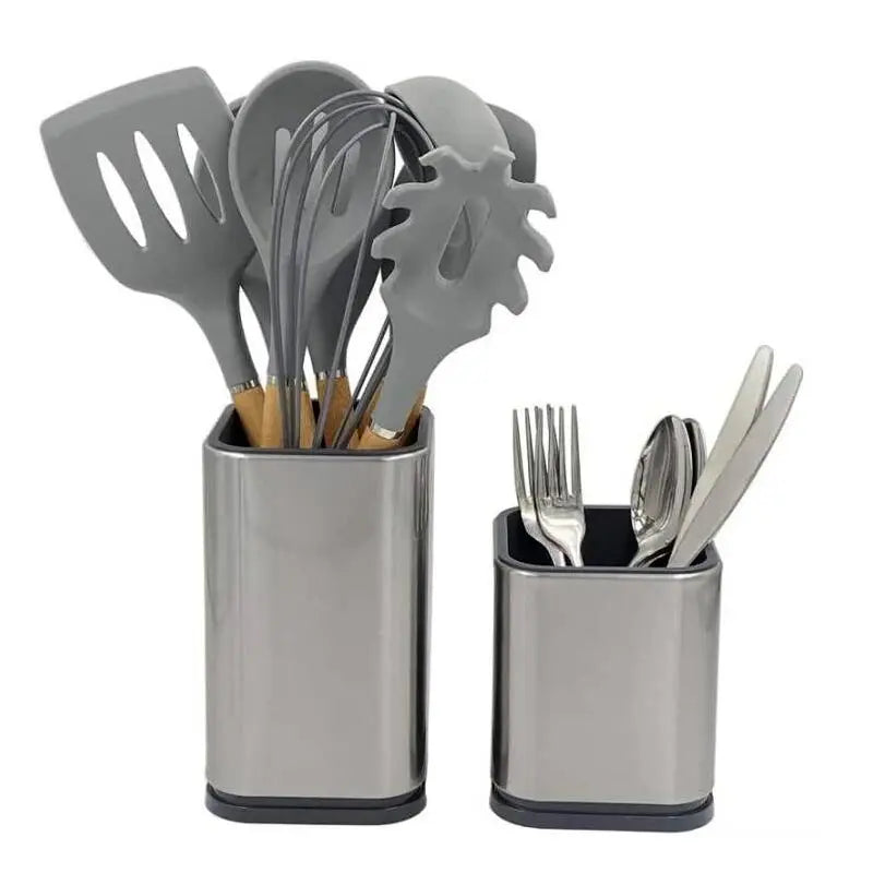 Large Kitchen Utensil Holder for Countertop – Kitchen Organizer for Spoons, Spatulas and Cooking Tools