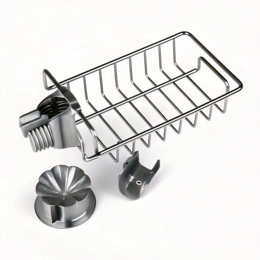Kitchen Sink Drain Rack Sponge Storage Flexible Faucet Holder Soap Drainer Towel Rack Shelf Organizer Kitchen Accessories