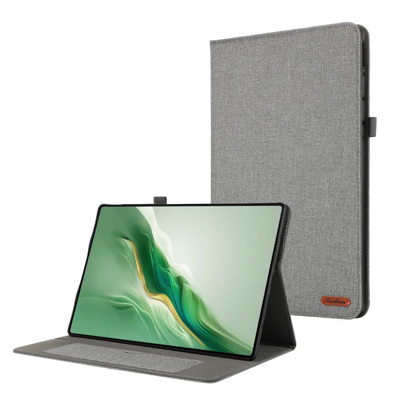 Case For Honor Magicpad 2 12.3 inch 2024 Case Soft Fabric Flip Stand Tablet Shell For Funda Honor Magic Pad 2 Case Coque 12.3"