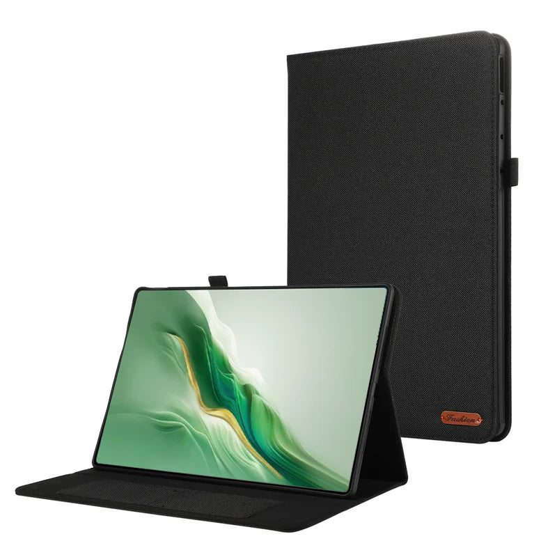 Case For Honor Magicpad 2 12.3 inch 2024 Case Soft Fabric Flip Stand Tablet Shell For Funda Honor Magic Pad 2 Case Coque 12.3"