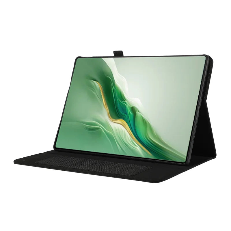 Case For Honor Magicpad 2 12.3 inch 2024 Case Soft Fabric Flip Stand Tablet Shell For Funda Honor Magic Pad 2 Case Coque 12.3"