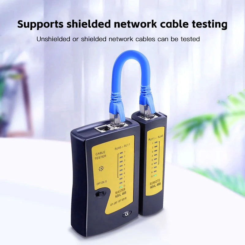 Universal Network Cable Tester RJ45 RJ11 Ethernet LAN Wire Testing Tool