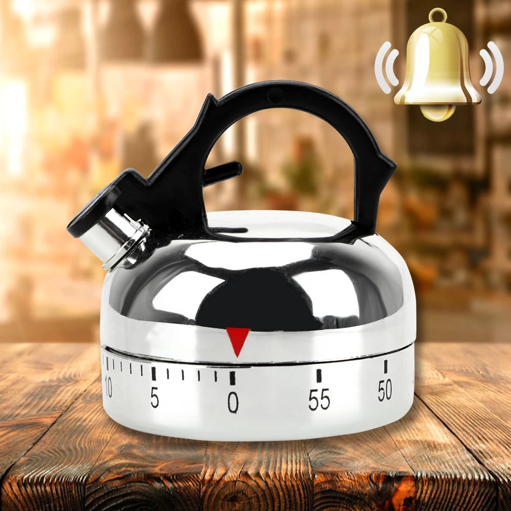 Mechanical Kitchen Timer 60 Minute Countdown Alarm for Cooking, Baking and Meal Prep
