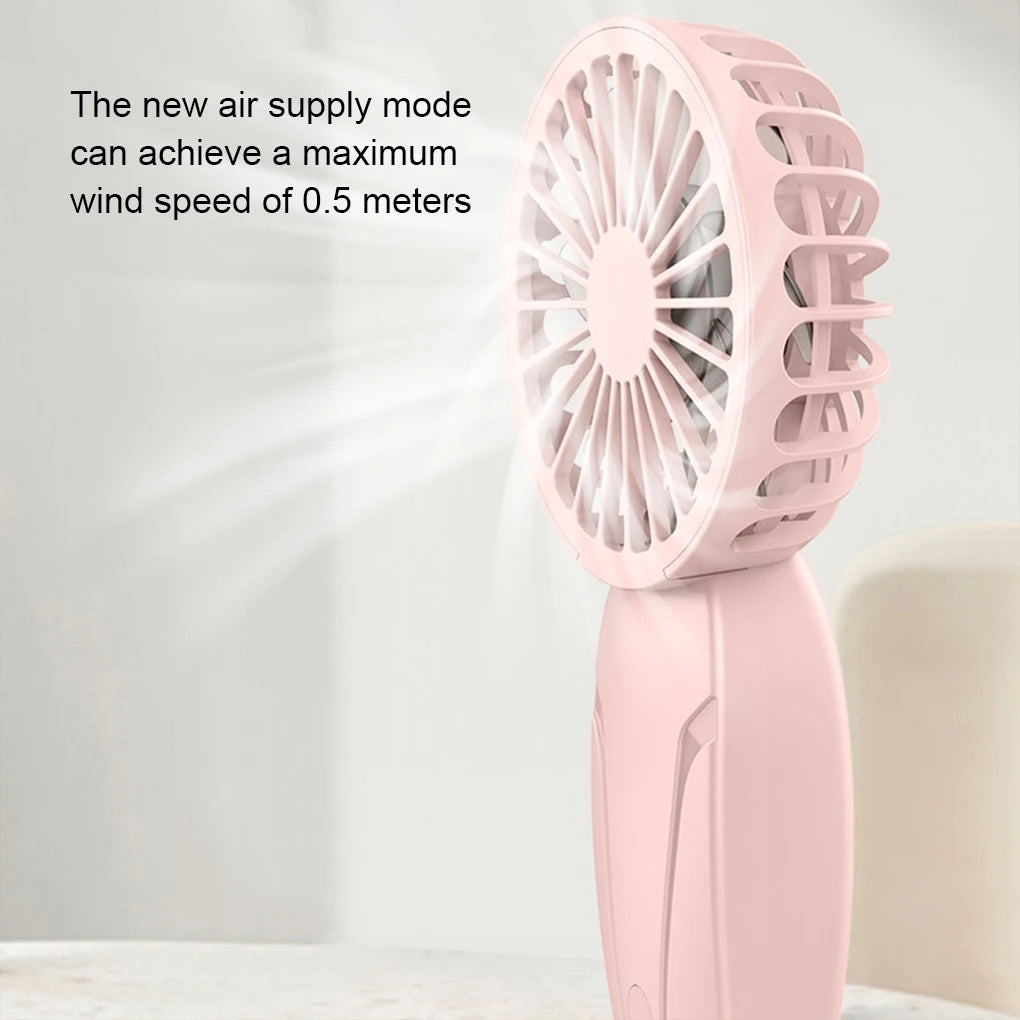 USB Rechargeable Mini Fan Portable Handheld Personal Cooling Fan Pocket Fan for Outdoor Travel Camping