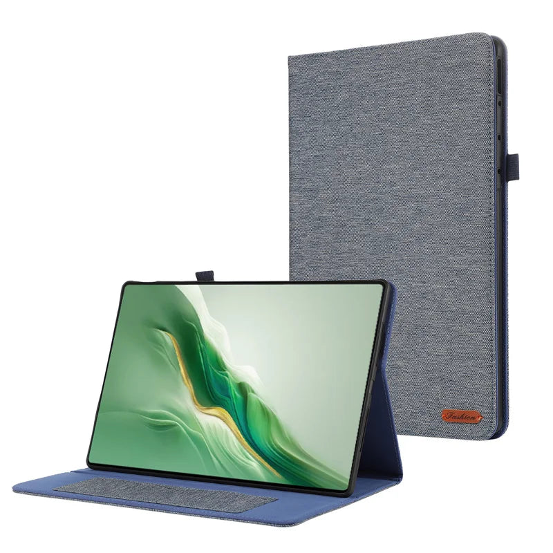 Case For Honor Magicpad 2 12.3 inch 2024 Case Soft Fabric Flip Stand Tablet Shell For Funda Honor Magic Pad 2 Case Coque 12.3"
