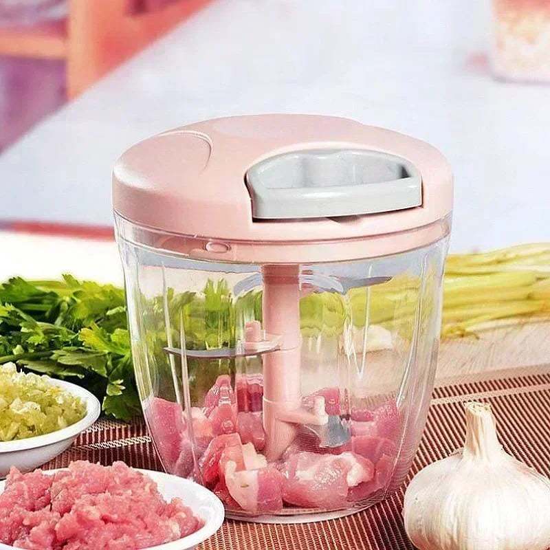 Multi-function Grinding Chopper Food Vegetables Cutter Meat Kitchen Gadgets Masher Tool