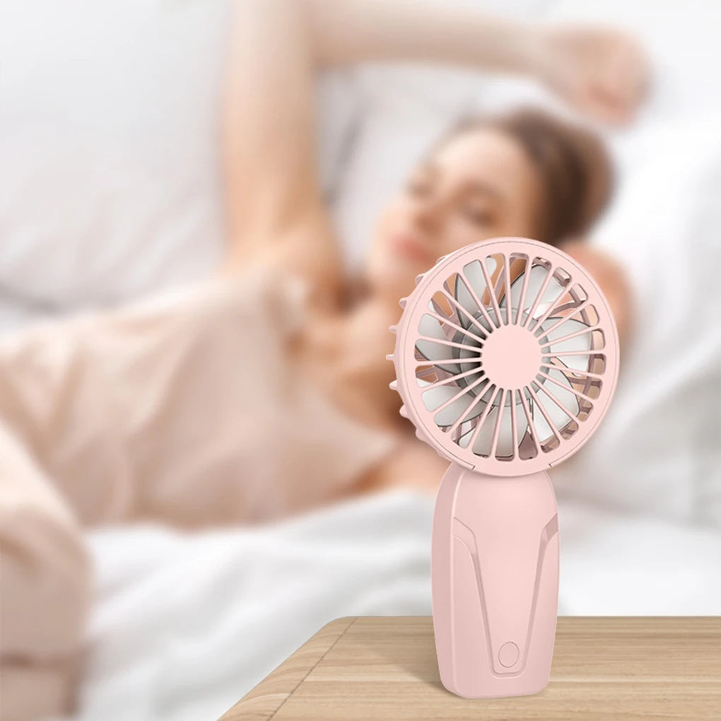 USB Rechargeable Mini Fan Portable Handheld Personal Cooling Fan Pocket Fan for Outdoor Travel Camping